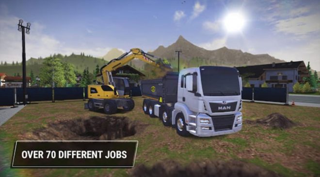 تحميل لعبة محاكاة البناء Construction Simulator 3 مهكرة Apk للاندرويد 2026 أخر إصدار مجانا