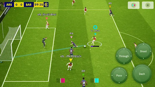 تحميل لعبة بيس eFootball PES 2025 مهكرة كوينز Apk للاندرويد أخر إصدار مجانا