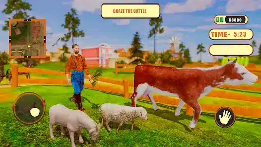 تحميل لعبة محاكي المزارع Ranch Simulator مهكرة Apk للاندرويد 2026 أخر إصدار مجانا