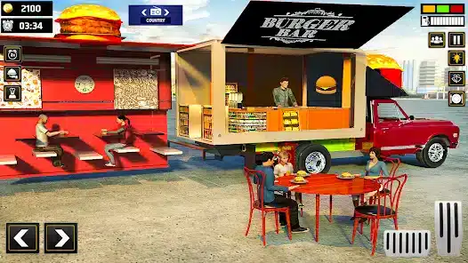 تحميل لعبة Food Truck Driving Simulator مهكرة Apk للاندرويد 2026 أخر إصدار مجانا