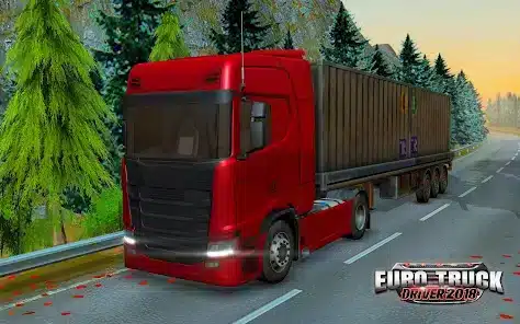 تحميل لعبة Euro Truck Driver 2018 للاندرويد أخر إصدار مجانا