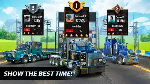 تحميل لعبة Big Rig Racing: Drag racing مهكرة Apk للاندرويد 2026 أخر إصدار مجانا