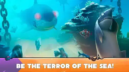 تحميل لعبة Hungry Shark Evolution مهكرة Apk للاندرويد 2026 أخر إصدار مجانا