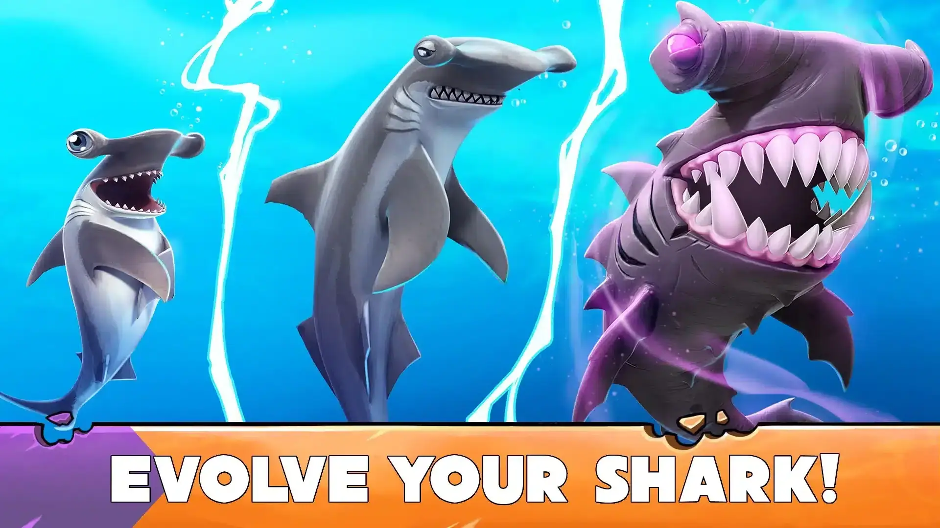 تحميل لعبة Hungry Shark Evolution مهكرة Apk للاندرويد 2026 أخر إصدار مجانا