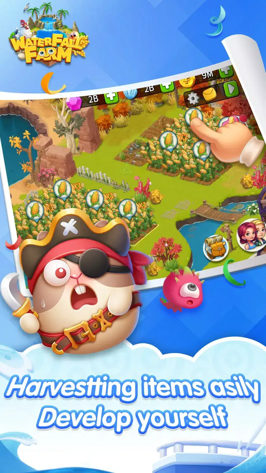 تحميل لعبة Waterfall Farm مهكرة Apk للاندرويد 2026 أخر إصدار مجانا