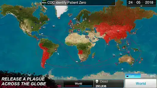 تحميل لعبة Plague Inc مهكرة Apk للاندرويد 2026 أخر إصدار مجانا