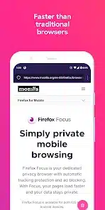 تحميل تطبيق Firefox Focus مهكر Apk للاندرويد 2026 أخر إصدار مجانا