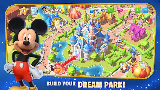 تحميل لعبة Disney Magic Kingdoms مهكرة Apk للاندرويد 2026 أخر إصدار مجانا