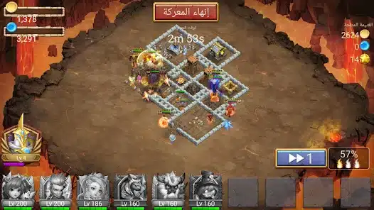 تحميل لعبة Castle Clash مهكرة Apk للاندرويد 2026 أخر إصدار مجانا