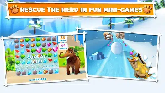 تحميل لعبة Ice Age Adventures مهكرة Apk للاندرويد 2026 أخر إصدار مجانا