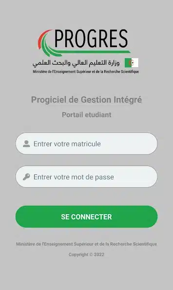تنزيل برنامج بروغرس Progres Mesrs Dz Webetu Apk بوابة الطالب الجامعي 2026 في الجزائر اخر تحديث مجانا