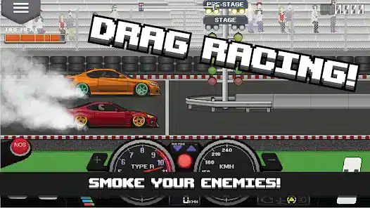 تحميل لعبة Pixel Car Racer مهكرة Apk للاندرويد 2026 أخر إصدار مجانا