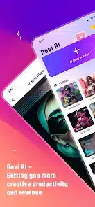 تنزيل تطبيق Novi AI: Text to Video تحويل النص الي فيديو للاندرويد 2026 أخر إصدار مجانا