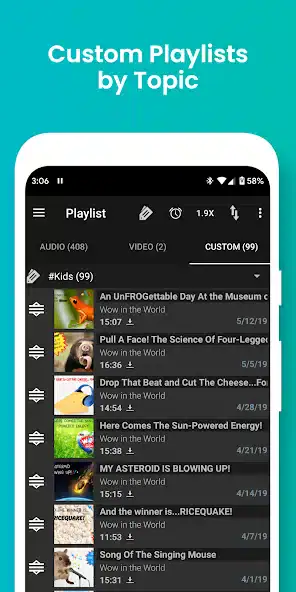 تحميل تطبيق Podcast Addict: Podcast Player مهكر Apk للاندرويد 2026 أخر إصدار مجانا