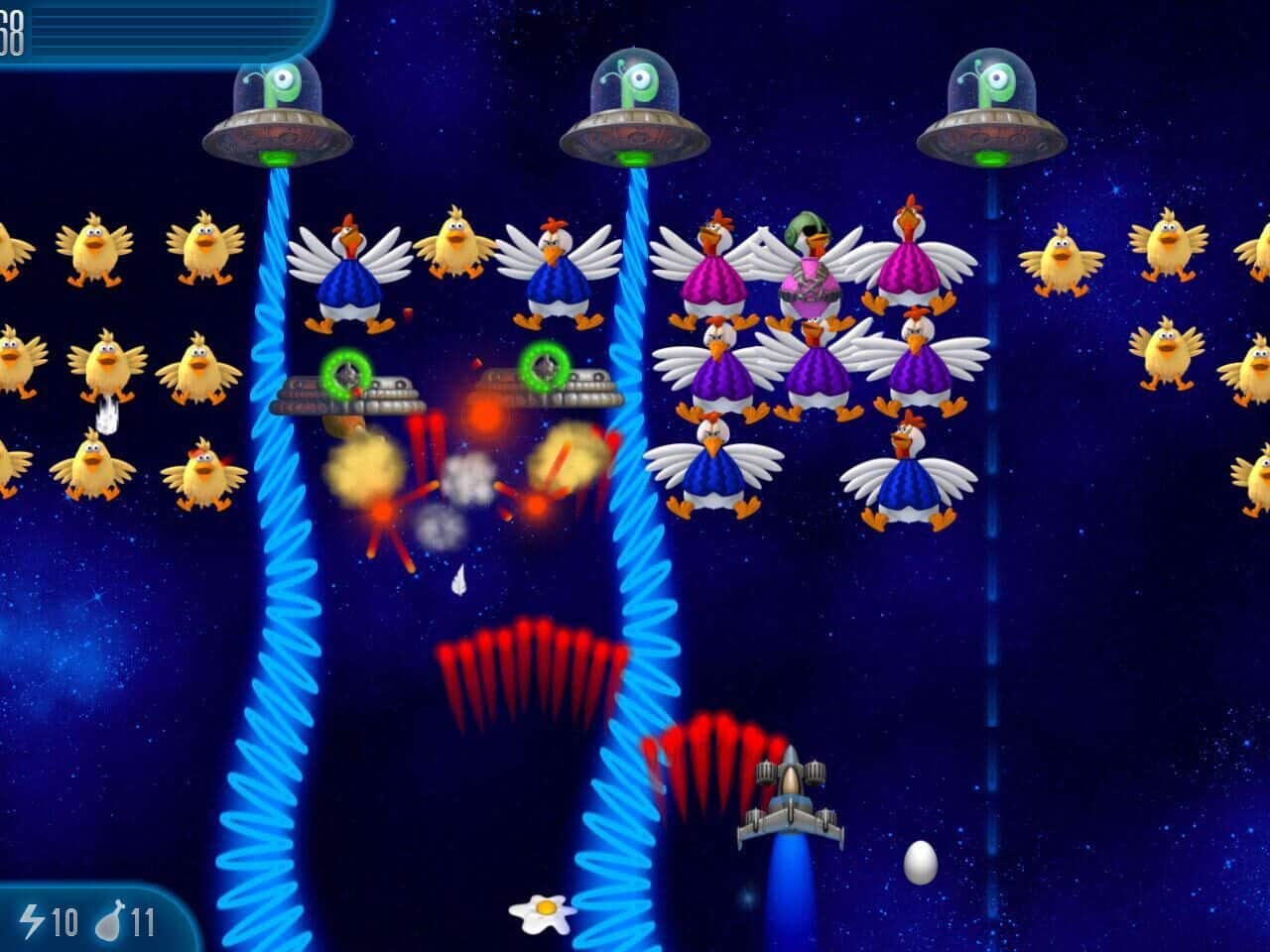 تحميل لعبة الفراخ Chicken Invaders Apk للاندرويد 2026 جميع الاصدارات مجانا