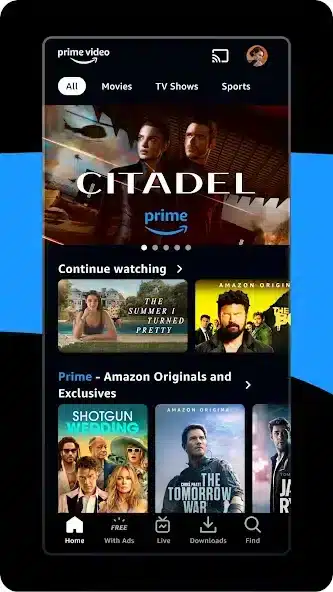 تحميل تطبيق Amazon Prime Video مهكر Apk للاندرويد 2026 أخر إصدار مجانا