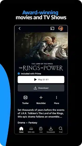تحميل تطبيق Amazon Prime Video مهكر Apk للاندرويد 2026 أخر إصدار مجانا