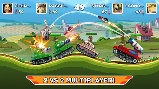 تحميل لعبة Hills of Steel مهكرة Apk للاندرويد 2026 أخر إصدار مجانا