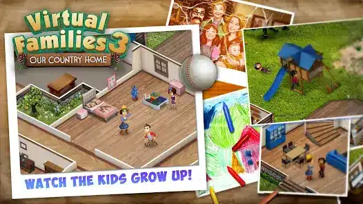 تنزيل لعبة Virtual Families 3 مهكرة Apk للاندرويد 2026 أخر إصدار مجانا