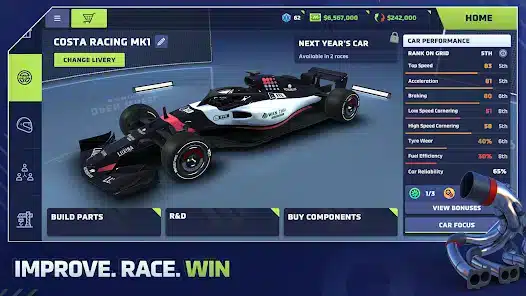 تحميل لعبة Motorsport Manager 4 Racing مهكرة Apk للاندرويد 2026 أخر إصدار مجانا