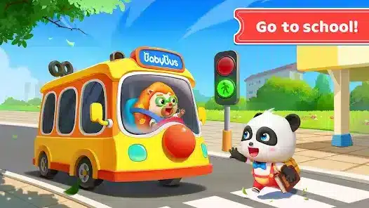 تحميل لعبة Baby Panda’s School Bus مهكرة Apk للاندرويد 2026 أخر إصدار مجانا
