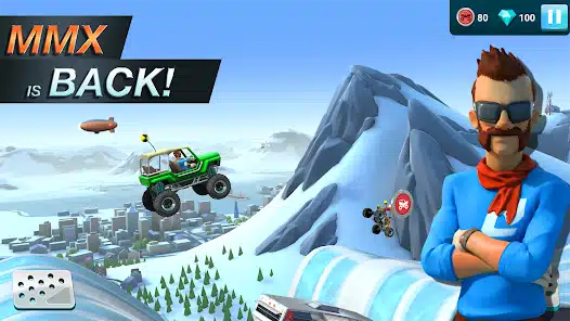 تحميل لعبة MMX Hill Dash 2 مهكرة Apk للاندرويد 2026 أخر إصدار مجانا