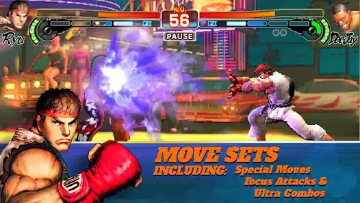 تحميل لعبة Street Fighter IV CE مهكرة Apk للاندرويد 2026 أخر إصدار مجانا