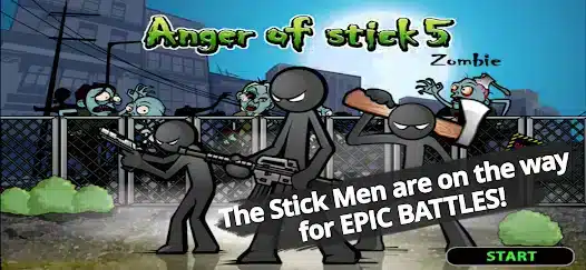 تحميل لعبة Anger of Stick 5 مهكرة Apk للاندرويد 2026 أخر إصدار مجانا