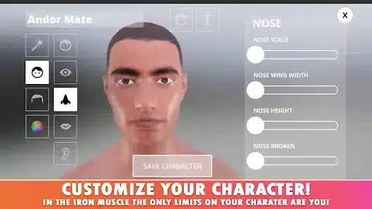 تحميل لعبة Iron Muscle IV : GYM simulator للاندرويد 2026 أخر إصدار مجانا