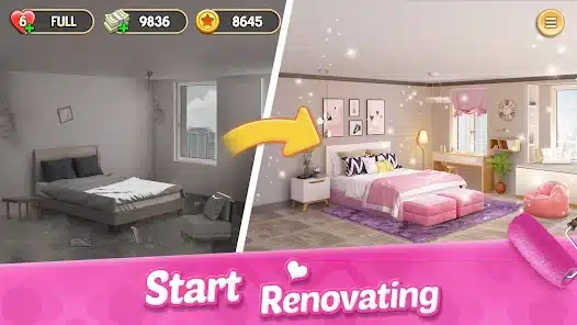 تحميل لعبة My Home Design Dreams مهكرة Apk للاندرويد 2026 أخر إصدار مجانا