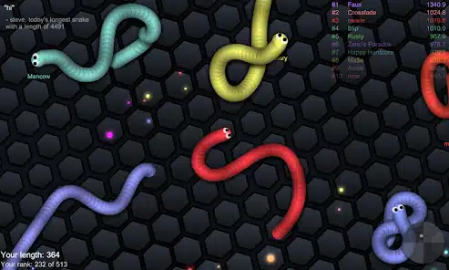 تحميل لعبة الثعبان سلذريو Slither.io مهكرة Apk للاندرويد 2026 أخر إصدار مجانا