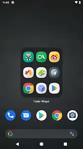 تحميل تطبيق Folder Widget تنظيم التطبيقات في مجلد كبير للاندرويد 2026 أخر إصدار مجانا