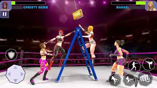 تحميل لعبة Bad Girls Wrestling Game مهكرة Apk للاندرويد 2026 أخر إصدار مجانا