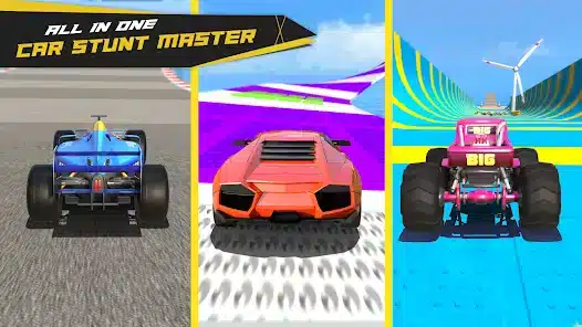 تحميل لعبة GT Car Stunts 3D مهكرة Apk للاندرويد 2026 أخر إصدار مجانا