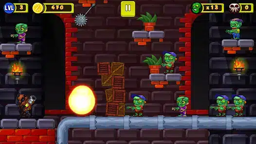 تحميل لعبة Zombie Boom mod مهكرة Apk للاندرويد 2026 أخر إصدار مجانا