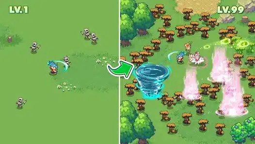 تحميل لعبة Guardian War: RPG Pixel Games مهكرة Apk للاندرويد 2026 أخر إصدار مجانا