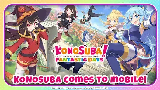 تحميل لعبة KonoSuba: Fantastic Days مهكرة Apk للاندرويد 2026 أخر إصدار مجانا