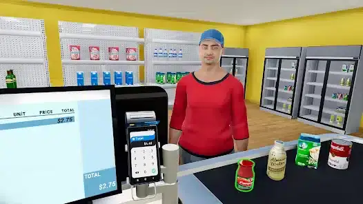 تحميل لعبة Store Management Simulator Apk محاكي السوبر ماركت للاندرويد 2026 أخر إصدار مجانا