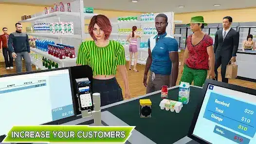 تحميل لعبة Store Management Simulator Apk محاكي السوبر ماركت للاندرويد 2026 أخر إصدار مجانا