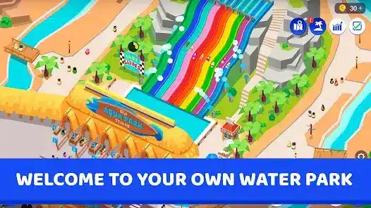 تحميل لعبة Idle Theme Park Tycoon مهكرة Apk للاندرويد 2026 أخر إصدار مجانا