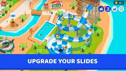 تحميل لعبة Idle Theme Park Tycoon مهكرة Apk للاندرويد 2026 أخر إصدار مجانا