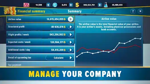 تحميل لعبة Airlines Manager مهكرة Apk للاندرويد 2026 أخر إصدار مجانا