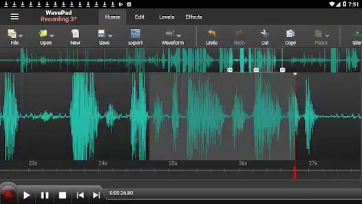 تحميل تطبيق WavePad Audio Editor مهكر Apk للاندرويد 2026 أخر إصدار مجانا