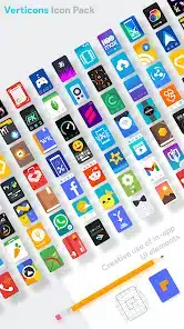 تحميل تطبيق Verticons Icon Pack مهكر Apk للاندرويد 2026 أخر إصدار مجانا