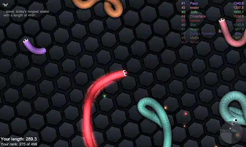 تحميل لعبة الثعبان سلذريو Slither.io مهكرة Apk للاندرويد 2026 أخر إصدار مجانا