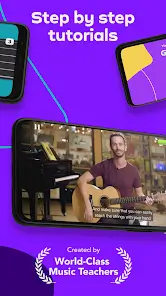 تحميل تطبيق Simply Guitar by JoyTunes مهكر Apk للاندرويد 2026 أخر إصدار مجانا