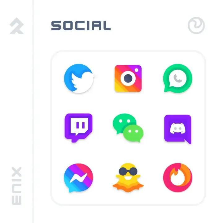 تحميل تطبيق ENIX Icon Pack مهكر Apk للاندرويد 2026 أخر إصدار مجانا