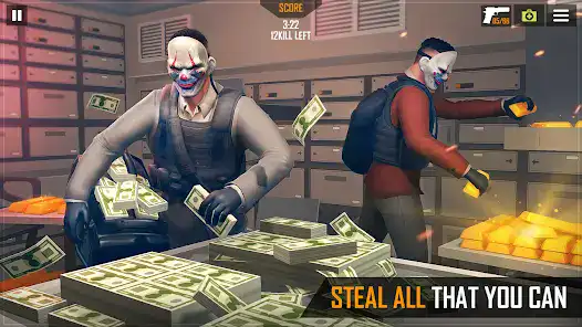 تحميل لعبة City Gangster Bank Robbery مهكرة Apk للاندرويد 2026 أخر إصدار مجانا
