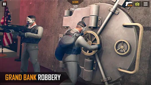 تحميل لعبة City Gangster Bank Robbery مهكرة Apk للاندرويد 2026 أخر إصدار مجانا