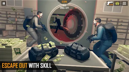 تحميل لعبة City Gangster Bank Robbery مهكرة Apk للاندرويد 2026 أخر إصدار مجانا